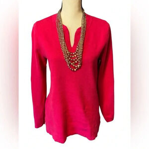 🌺 Lands End hot pink sweater 🌺
BIN #5